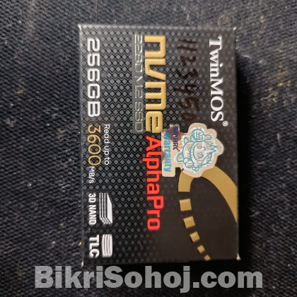 ssd: brand new Twinmos nvme alpha pro size 256Gb